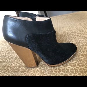 Cole Haan Pony Hair Leather Bootie
